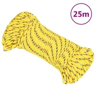 Żeglarstwo - Linka żeglarska, żółta, 4 mm, 25 m, polipropylen - miniaturka - grafika 1