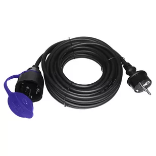 Orno Przedłużacz warsztatowy bryzgoszczelny IP44 1x2P+Z schuko 30m kabel gumowy olejoodporny H07RN-F 3x1,5mm2 230VAC/16A OR-AE-13169 GS 30M - Przedłużacze i rozgałęźniki - miniaturka - grafika 1