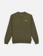 Bluzy męskie - felpa uomo dickies summerdale sweatshirt - dk0a4y6q mgr1 military green - miniaturka - grafika 1