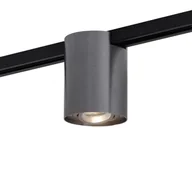 Lampy sufitowe - QAZQA Nowoczesny szynowy reflektor jednofazowy w kolorze ciemnoszarym - Iconic Rondoo Up - miniaturka - grafika 1