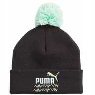 Czapki dla dzieci - Czapka dla dzieci Puma Mixmatch Pom Pom czarna 024798 01 Kids - miniaturka - grafika 1