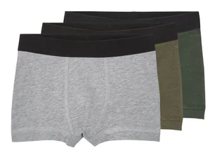lupilu® Bokserki dziecięce z biobawełną, 3 pary (khaki/zielony/szary, 122/128) - Majtki dla dzieci - miniaturka - grafika 1