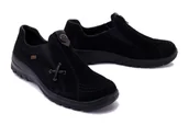 Mokasyny damskie - RIEKER L7171-00 black, półbuty/mokasyny damskie - Rieker - miniaturka - grafika 1