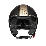 Kaski motocyklowe - PREMIER HELM ROCKER VISOR OR 19 BM, czarny/złoty, XL - miniaturka - grafika 1