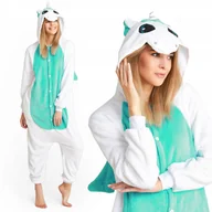 Stroje karnawałowe - Kombinezon Jednoczęsciowy Piżama Kigurumi Jednorożec Mint M Onesize - miniaturka - grafika 1
