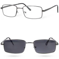 Okulary korekcyjne, oprawki, szkła - Okulary korekcyjne FOTOCHROMOWE plusy fotochromowe LumiVision GUN +3,5 - miniaturka - grafika 1