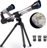 Lornetki - Luneta teleskop na statywie okular 20x 30x 40x - miniaturka - grafika 1