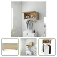 Szafy - The Living Store Szafa dąb sonoma 70x32,5x35 cm Materiał drewnopochodny - miniaturka - grafika 1