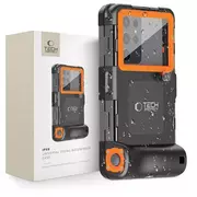 Etui obudowa IPX8 Universal Diving Waterproof Case Black/Orange