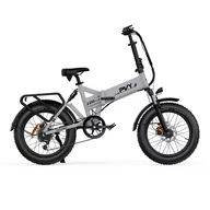 Rowery elektryczne - Rower Elektryczny PVY Z20 Plus 500 - Moc 250W Bateria 48V14.5AH Zasięg 100KM Hamulec Tarczowy Mechaniczny - Szary - miniaturka - grafika 1