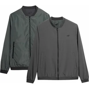 Kurtka dwustronna męska 4FSS23TJACM013 4F - Kurtki i kamizelki sportowe męskie - miniaturka - grafika 1