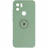 Etui i futerały do telefonów - Bizon Etui Case Silicone Ring do Redmi A1 jasnozielone - miniaturka - grafika 1