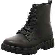 Kozaki damskie - Tom Tailor Kids Dziewczęce 6370400001 modne kozaki, black uni, 38 EU - miniaturka - grafika 1