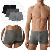 Majtki męskie - BOKSERKI MĘSKIE dopasowane 3BMH-007 wygodne 3pak Atlantic *XXL - miniaturka - grafika 1