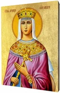 Ikony i obrazy sakralne - Ikona święta Aleksandra - miniaturka - grafika 1