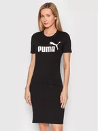 Sukienki - Puma Sukienka codzienna 848349 Czarny Slim Fit - miniaturka - grafika 1