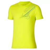 Koszulki męskie - Mizuno Koszulka męska z grafiką, Wiesiołek, XXL - miniaturka - grafika 1
