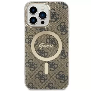 Guess GUHMP14XH4STW do Apple iPhone 14 Pro Max 6,7" brązowy/brown hardcase 4G MagSafe - Etui i futerały do telefonów - miniaturka - grafika 2