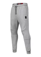 Spodnie męskie - Spodnie Dresowe Pit Bull West Coast Clanton Jogging Pants Szare - Xxl - miniaturka - grafika 1