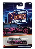 Samochody i pojazdy dla dzieci - HOT WHEELS DATSUN 510 WAGON NEON SPEEDERS 2/8 HRW68 - miniaturka - grafika 1