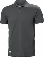 Koszulki męskie - Helly Hansen T-shirt HELLY HANSEN Manchester Polo, gray XL - miniaturka - grafika 1