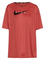 Koszulki sportowe damskie - Nike Koszulka sportowa w kolorze rdzawoczerwonym - miniaturka - grafika 1