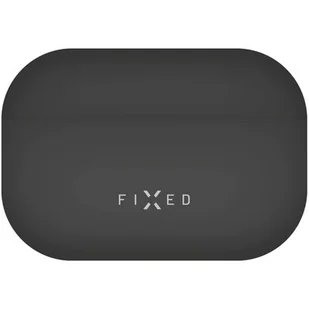 Apple Etui Pokrowiec FIXED Silky pro Airpods Pro FIXSIL-754-BK) Czarne - Akcesoria do słuchawek - miniaturka - grafika 1