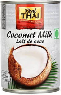 Real Thai Mleko kokosowe Lite (55% wyciągu z kokosa) w puszce 400ml - Real Thai 1073-uniw - Zdrowa żywność - miniaturka - grafika 1
