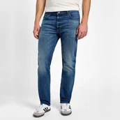 Spodnie męskie - Męskie spodnie jeansowe proste Lee RIDER W33 L32 - miniaturka - grafika 1