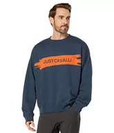 Bluzy męskie - Just Cavalli Bluza męska, 493 Iron, XXL - miniaturka - grafika 1