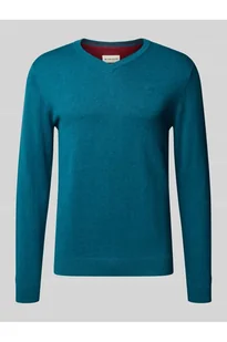 Sweter o kroju regular fit z czystej bawełny - Tom Tailor - Swetry męskie - miniaturka - grafika 1