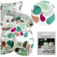 Pościel - Komplet Pościeli 200x220 3 części Satyna Bawełniana Melita - miniaturka - grafika 1