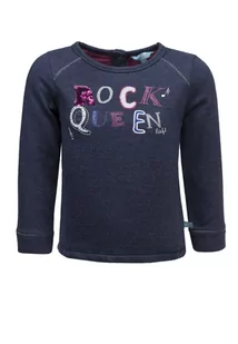 Dziewczęca granatowa bluzka Lief z nadrukiem/Lief - Bluzki damskie - miniaturka - grafika 1