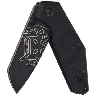 Nóż składany FOX Kea Black G10, Black Stonewashed N690Co by Jared Wihongi (FX-650) - Noże - miniaturka - grafika 6