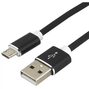 everActive Kabel przewód silikonowy USB micro USB everActive CBS-1MB 100cm z obsługą szybkiego ładowania do 2,4A czarny CBS-1MB - Kable USB - miniaturka - grafika 1