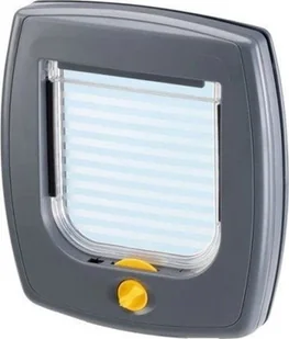 Ferplast FERPLAST SWING 3 SUPER BASIC GREY - drzwiczki szare - Pozostałe akcesoria dla kotów - miniaturka - grafika 1