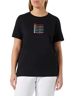Koszulki i topy damskie - Champion Damska koszulka Legacy American Classics Multi-Logo S/S, czarna, XS - miniaturka - grafika 1