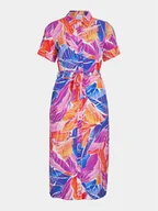 Sukienki - Vila Sukienka codzienna Limia 14095808 Kolorowy Regular Fit - miniaturka - grafika 1