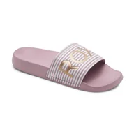 Klapki i japonki damskie - Damskie Klapki ROXY SLIPPY II SNDL ARJL100679-PHZ – Fioletowy - miniaturka - grafika 1