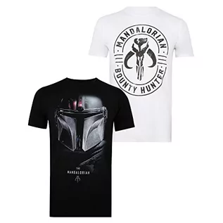 Koszulki męskie - Star Wars Mandalorian - Pakiet nagród 2 - Męski T-shirt Pack - Multi - SML - grafika 1