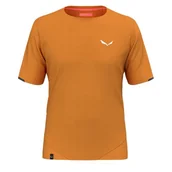 Koszulki męskie - Salewa Pedroc Dry M Mesh T-Shirt., Turmeric, M - miniaturka - grafika 1
