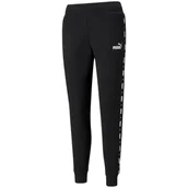 Spodnie damskie - Spodnie damskie Puma Power Tape FL czarne 849094 01-S - miniaturka - grafika 1