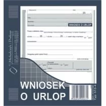Michalczyk&Prokop WNIOSEK O UDZIELENIE URLOPU - Artykuły biurowe - miniaturka - grafika 1