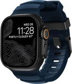 Akcesoria do smartwatchy - Nomad Pasek Rocky Point Band do Apple Watch 49/46/45/44 mm, granatowy - miniaturka - grafika 1