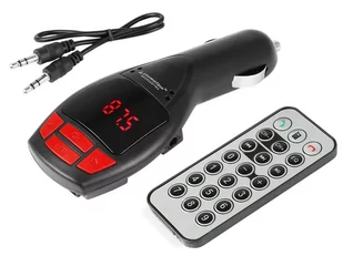 Transmiter FM LCD MP3, slot SD/MMC, Bluetooth + A2DP, USB 1A - Transmitery FM - miniaturka - grafika 1