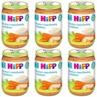 Dania dla dzieci - Hipp Risotto z marchewką i indykiem po 7. miesiącu zestaw 6 x 220 g Bio - miniaturka - grafika 1