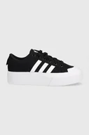 Trampki damskie - adidas tenisówki damskie kolor czarny - miniaturka - grafika 1