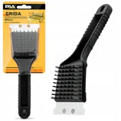 Miotły, szufle, mopy - Erla Grida Szczotka Do Czyszczenia Grilla Rusztu Skrobak Druciane Włosie - miniaturka - grafika 1