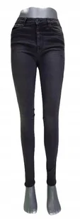 Jeansy Pepe Jeans Regent -PL200398WB82 - czarne rurki wysoki stan - W26/L32 - Spodnie damskie - miniaturka - grafika 1