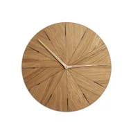 Zegary - Duży zegar ścienny z drewna średnica 40-50 cm - miniaturka - grafika 1